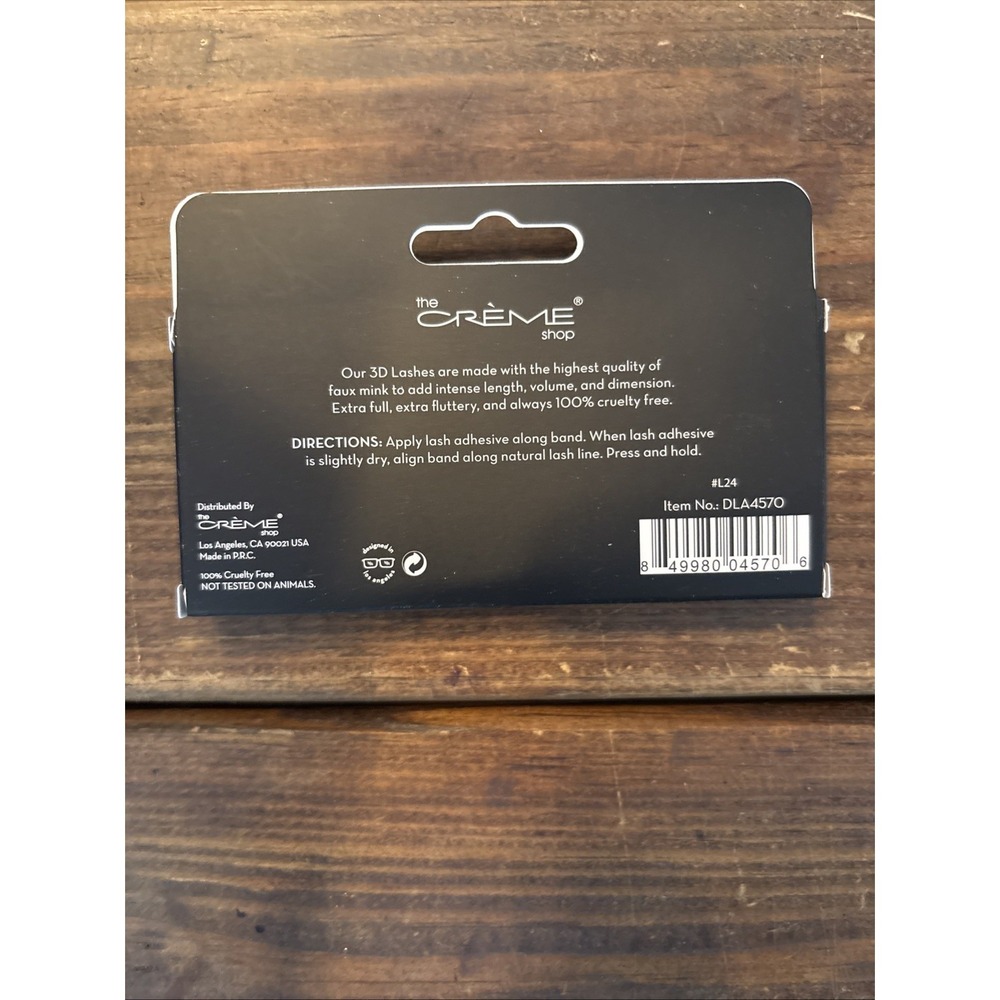 New 3 Pairs of The Creme Shop Legend 3D Faux Mink Lashes 3X Volume Length WN - Picture 3 of 3